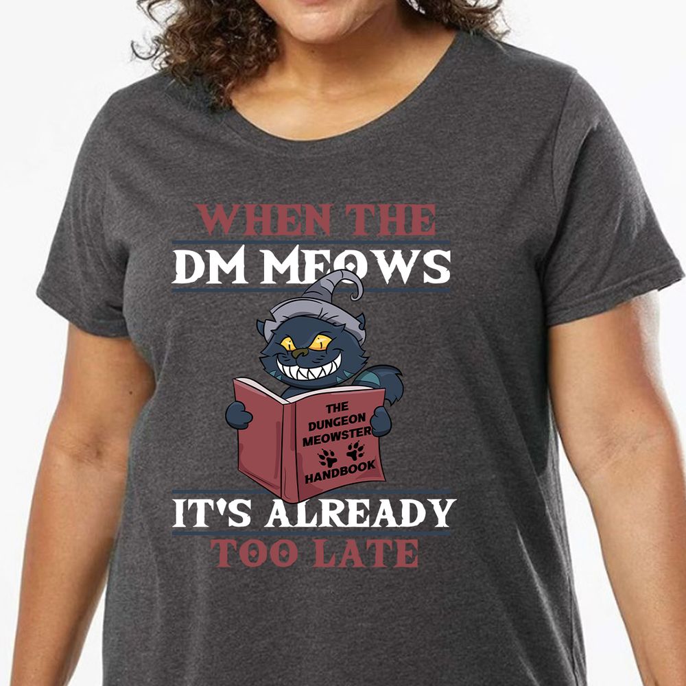 When The DM Meow Ladies Curvy Jersey - model - 0