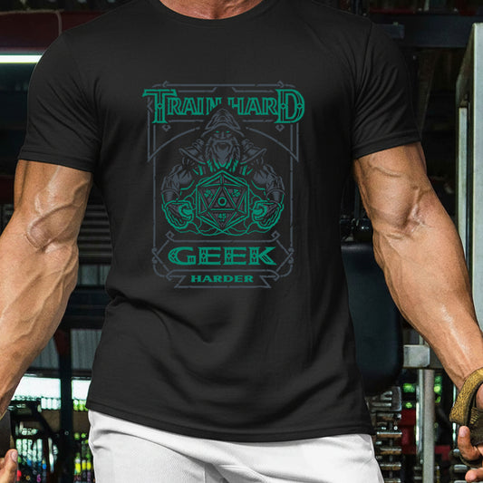 Train Hard, Geek Harder Classic Unisex T-Shirt