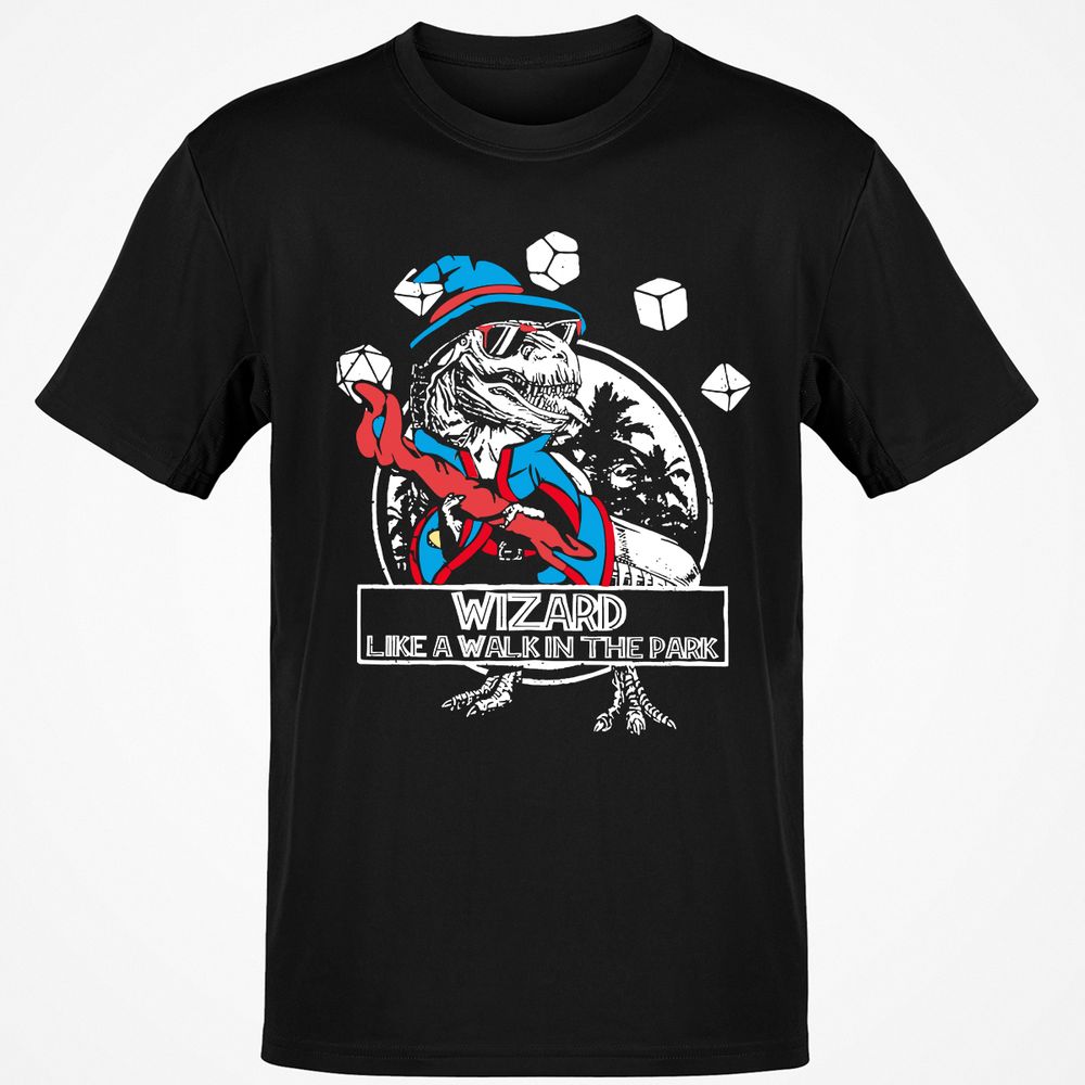 Wizard Like The Walk In The Park Classic Unisex T-Shirt - Black - 1