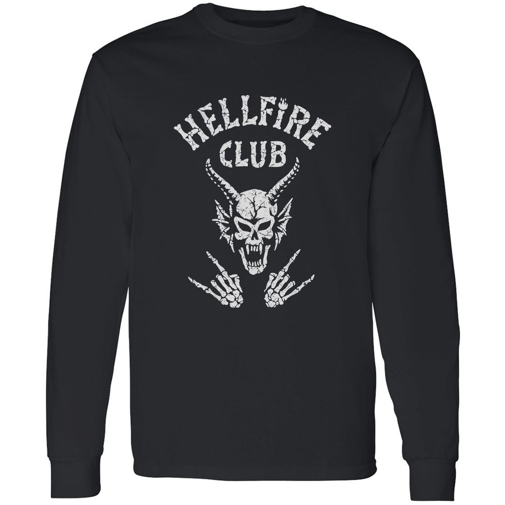 Hellfire Club Long Sleeve T-Shirt - Black - 1