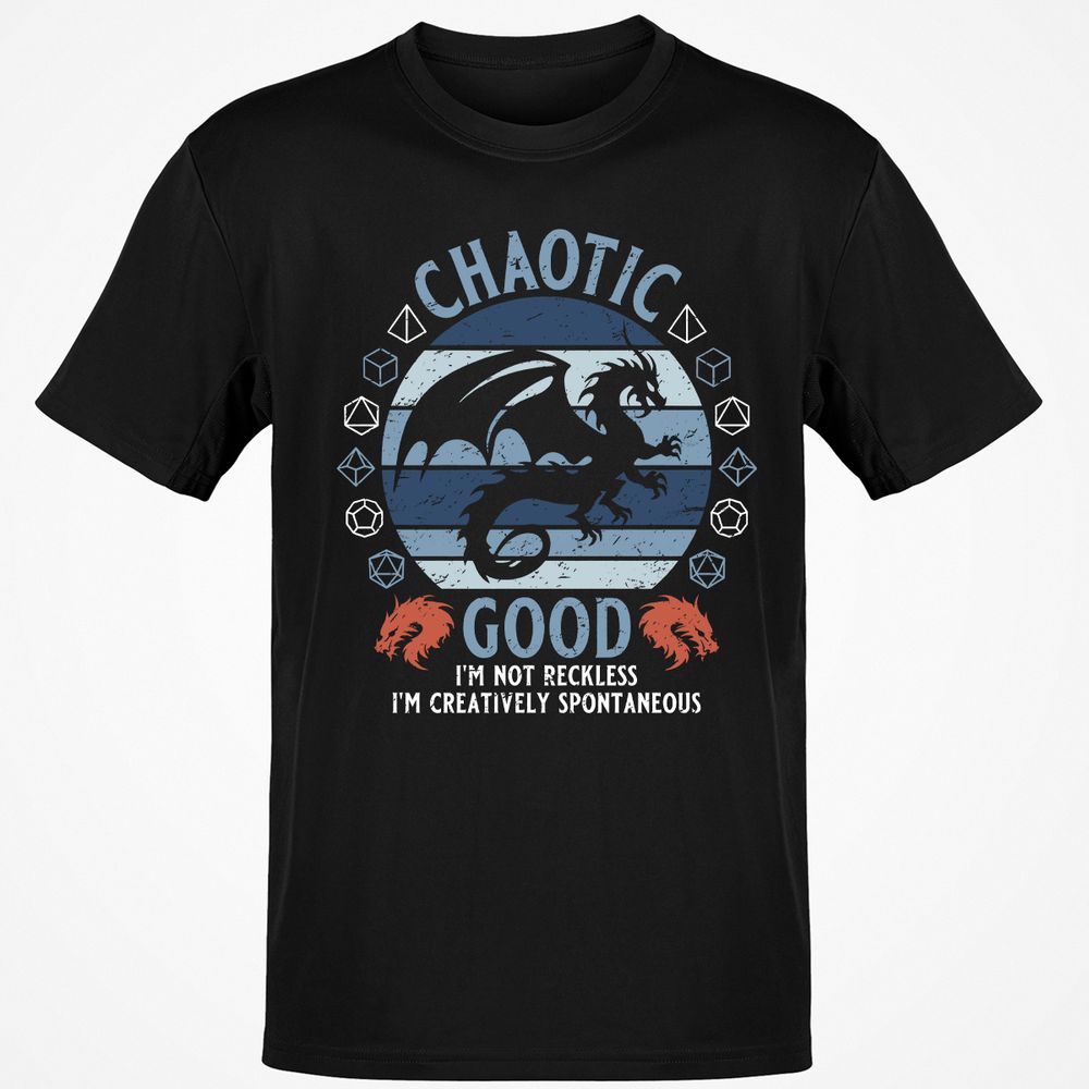 Chaotic Good 2 Classic Unisex T-Shirt - Black - 1