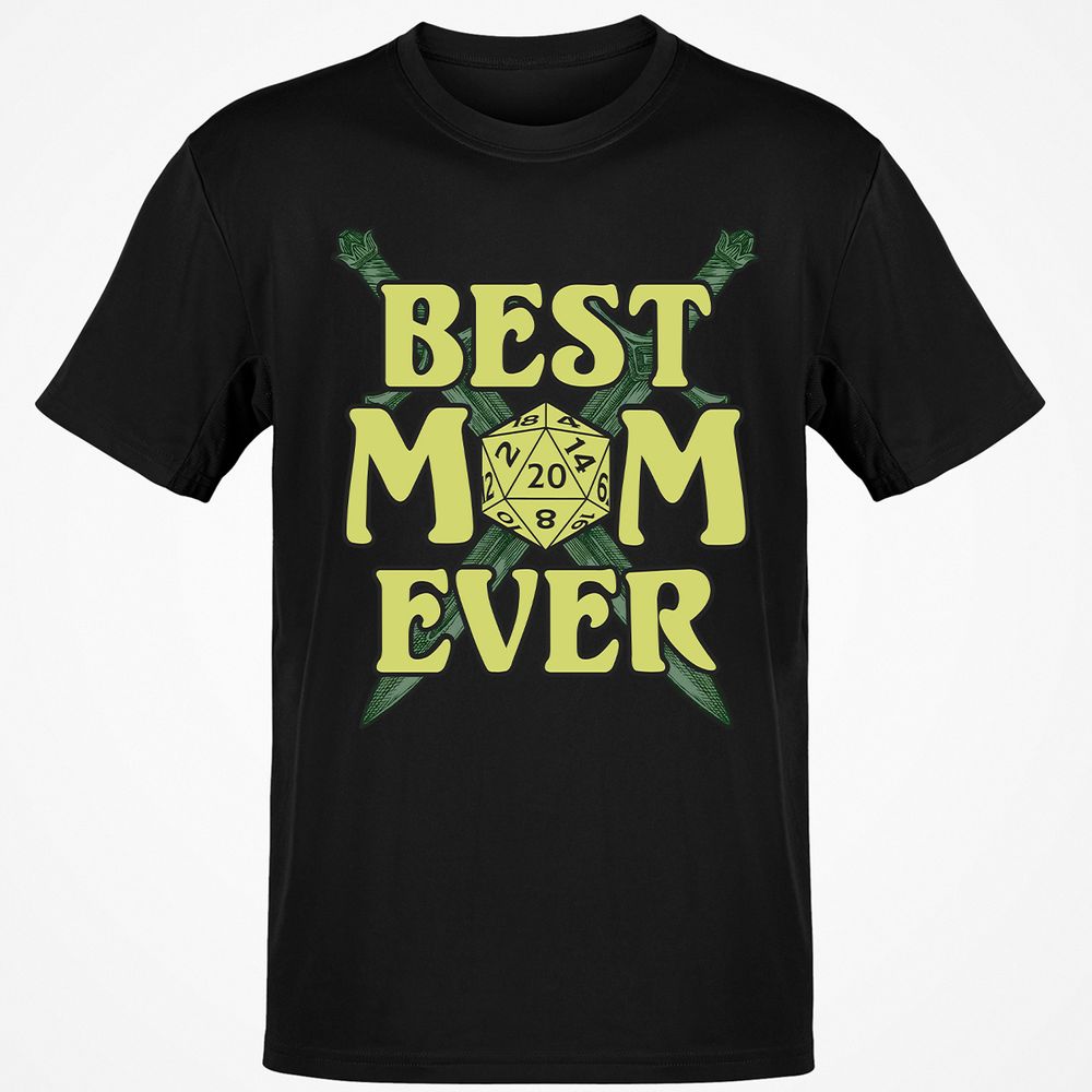 Best Mom Ever Classic Unisex T-Shirt - Black - 1