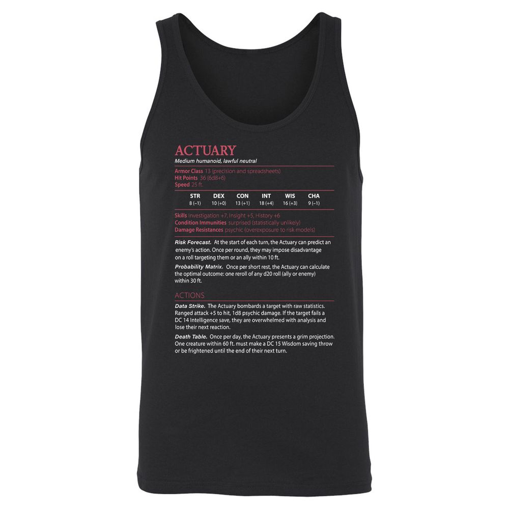 Actuary Stats - Black - 1