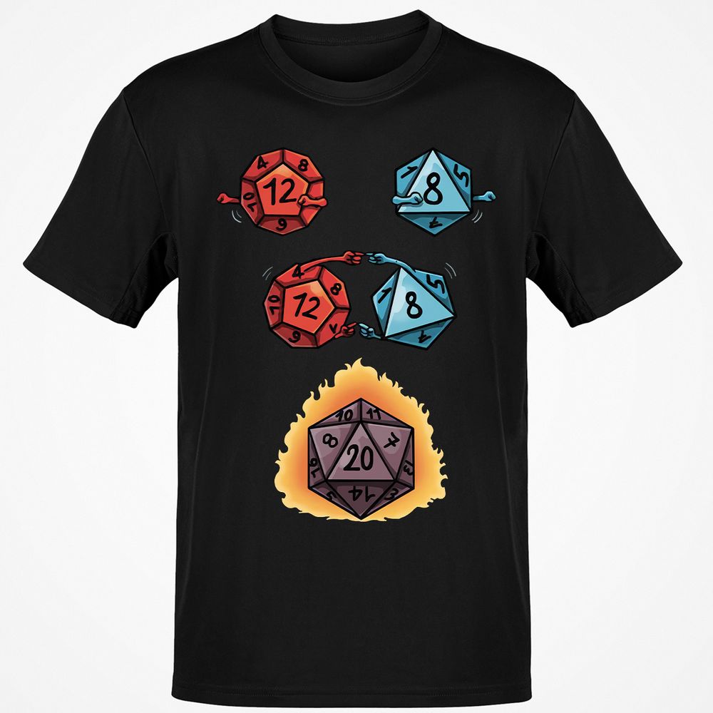 Dice Fusion RPG Classic Unisex T-Shirt - Black - 1