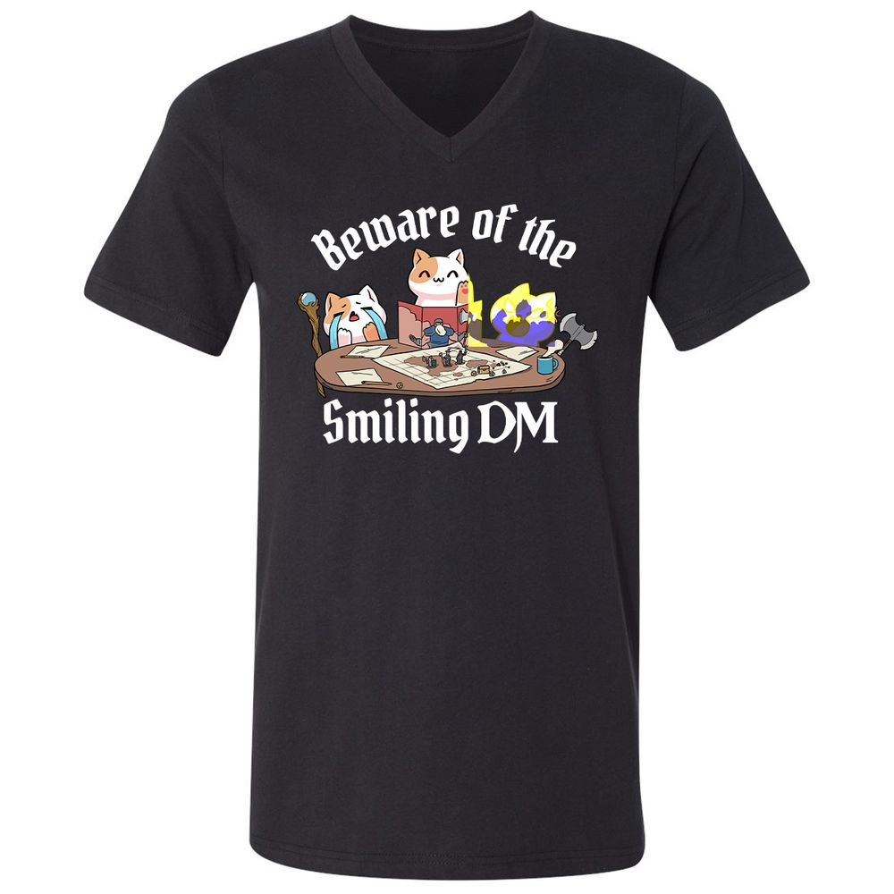 Beware of the Smiling DM - Black - 1