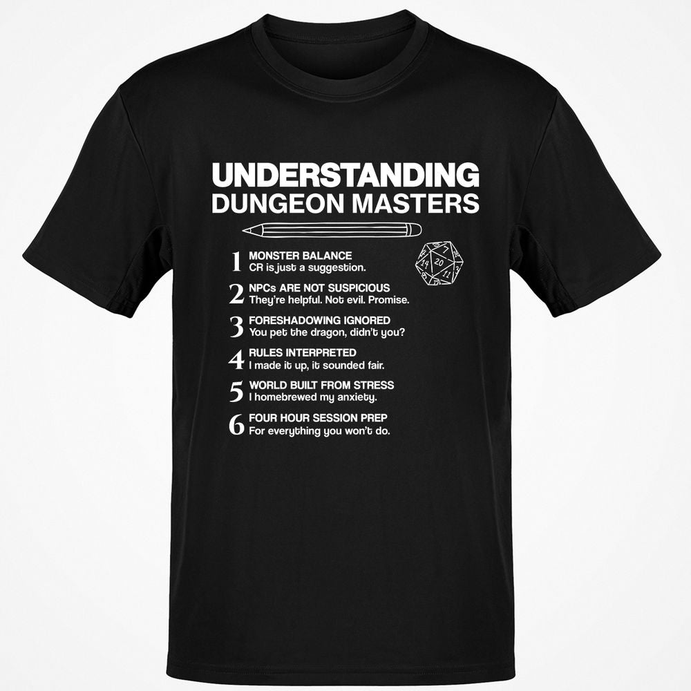Understanding Dungeon Masters Classic Unisex T-Shirt - Black - 1