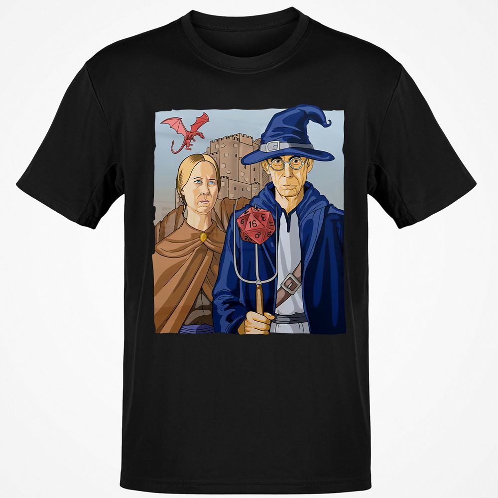 DnD Gothic Classic Unisex T-Shirt - Black - 1