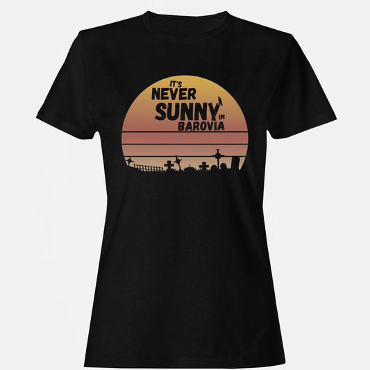 Vintage It's Never Sunny In Barovia Women's T-Shirt - Black - 1