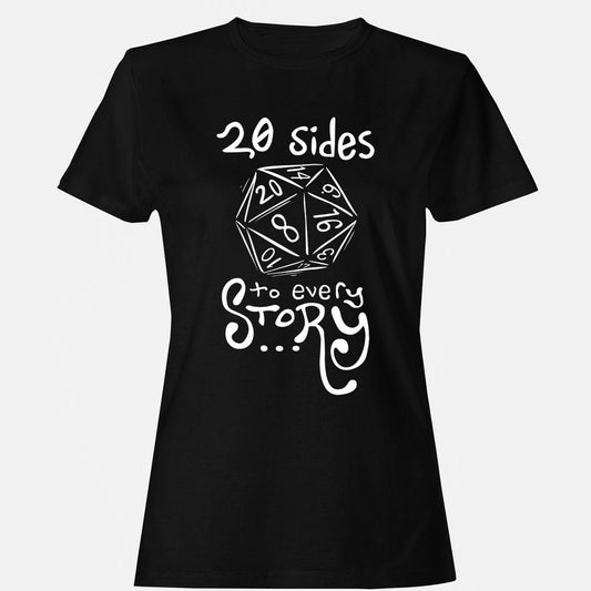 20 Sides to Every Story Women's T-Shirt - Black - 1