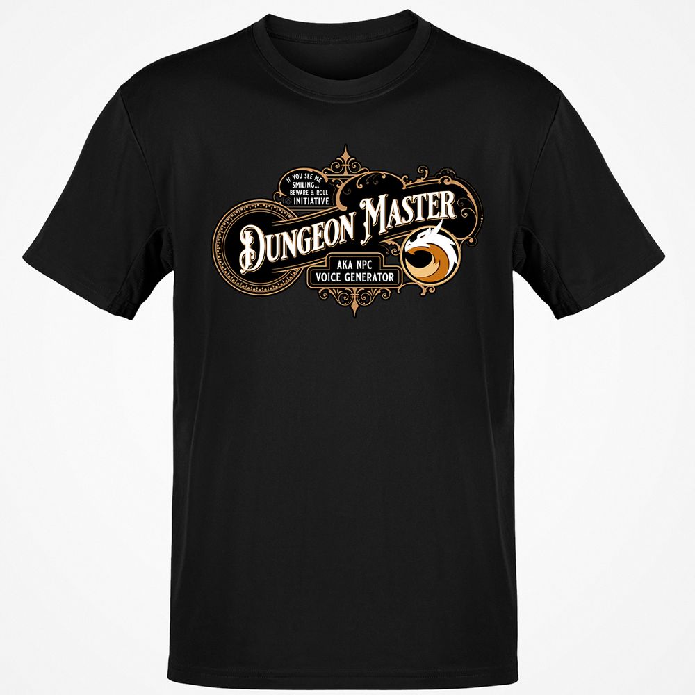 Dungeon Master Classic Unisex T-Shirt - Black - 1