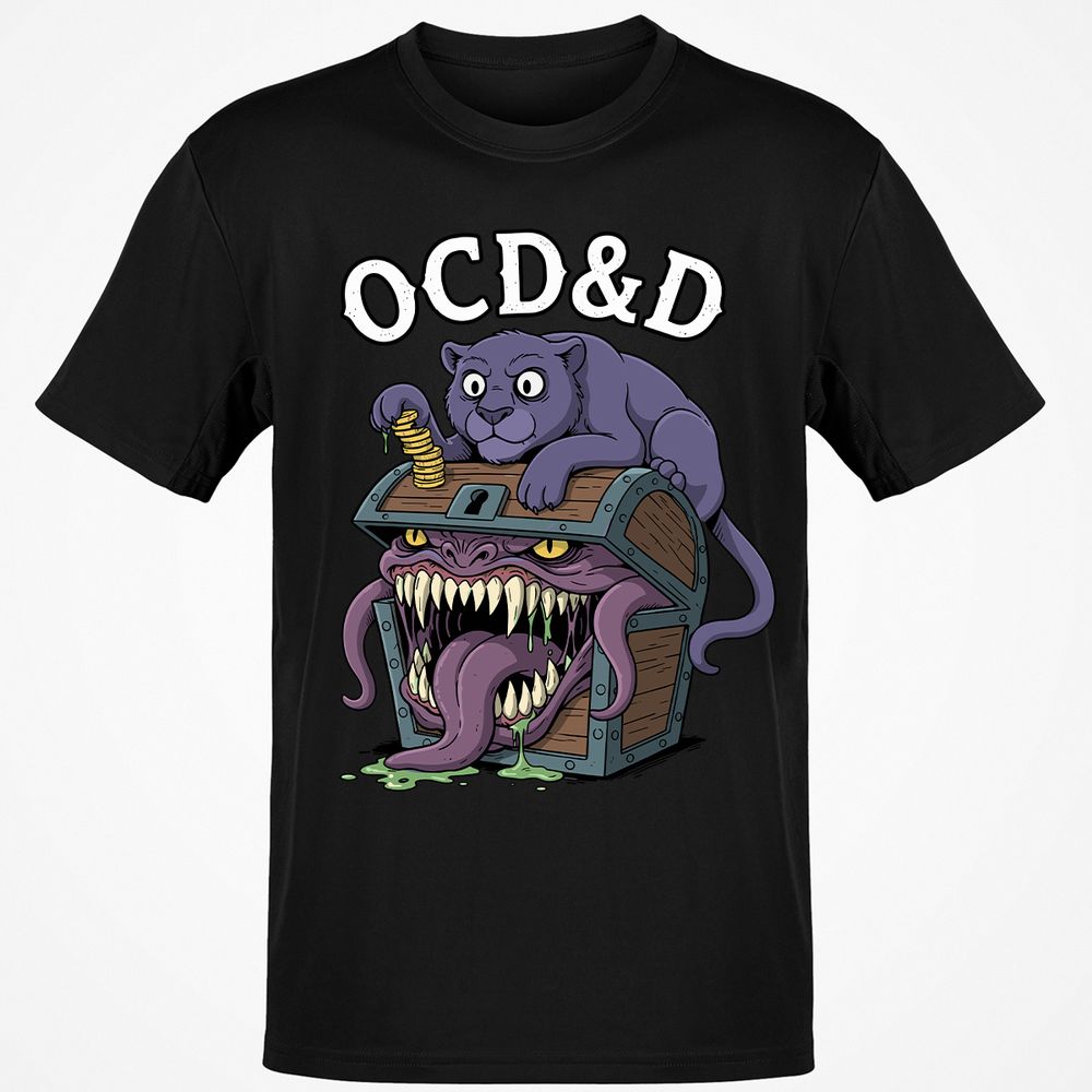 OCD&D Classic Unisex T-Shirt - Black - 1