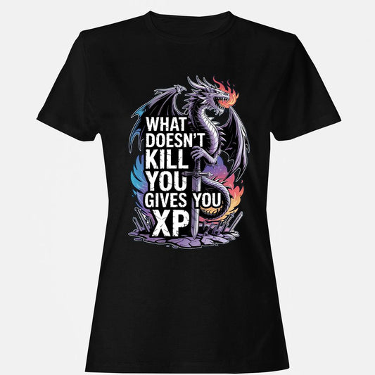What Doesn't Kill You Dragon Women's T-Shirt - Black - 1