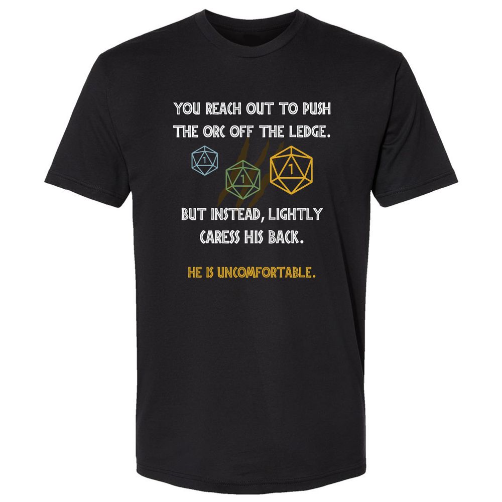 YOU REACH OUT TO PUSH Premium Unisex T-Shirt - Black - 1