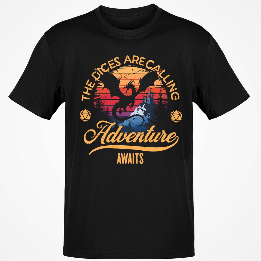 The Dices Are Calling Classic Unisex T-Shirt - Black - 1