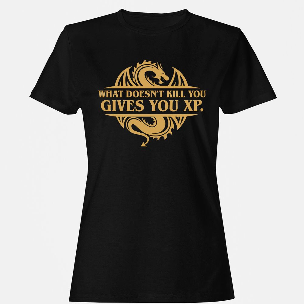 What Doesn't Kill You Gives You XP Women's T-Shirt - Black - 1