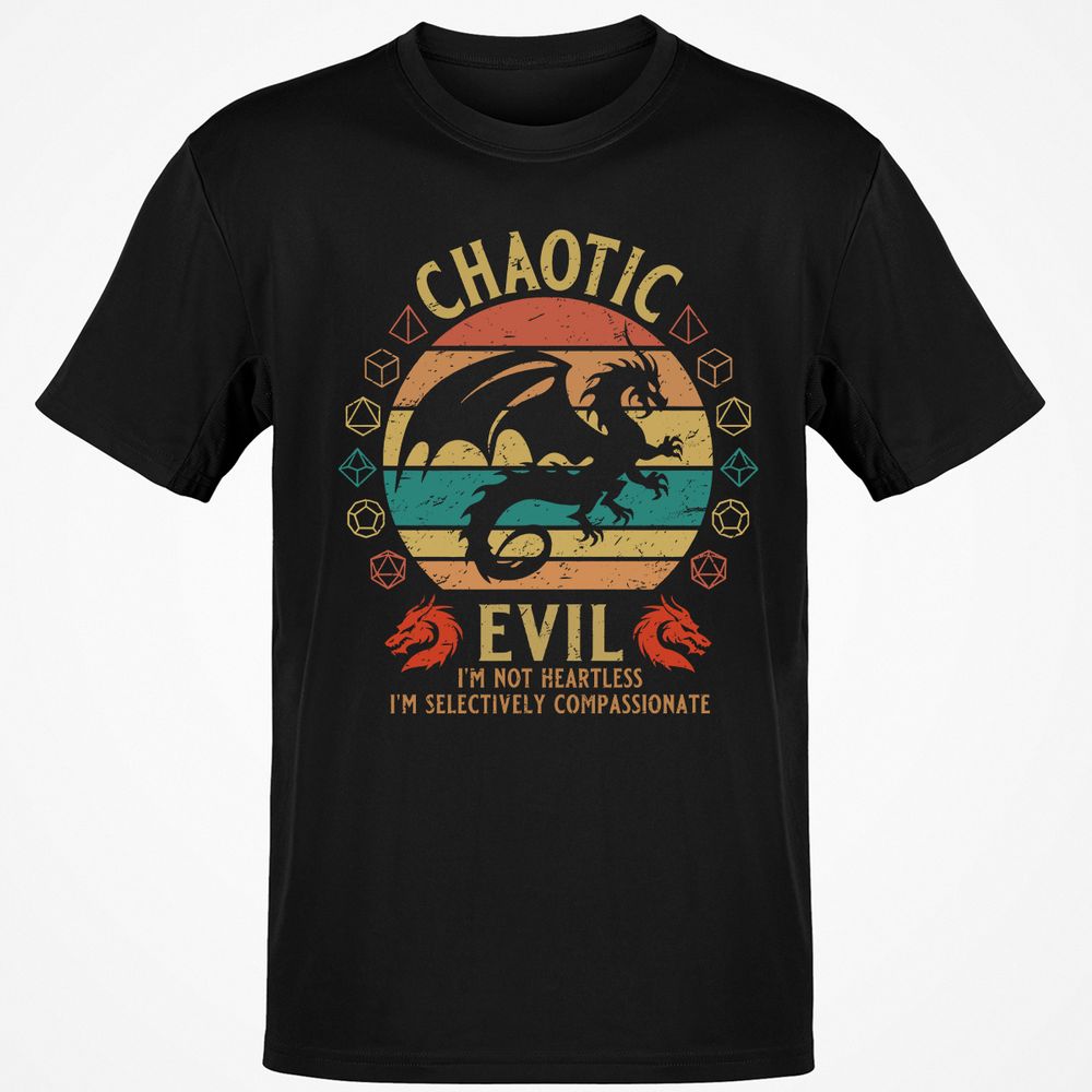 Chaotic Evil Classic Unisex T-Shirt - Black - 1