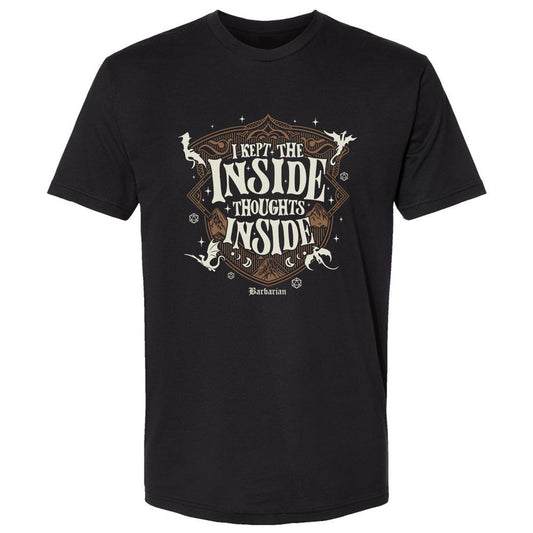 Barbarian I Kept The Inside Thoughts Inside - Black - 1
