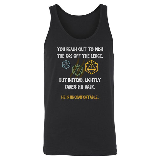 YOU REACH OUT TO PUSH Unisex Jersey Tank - Black - 1