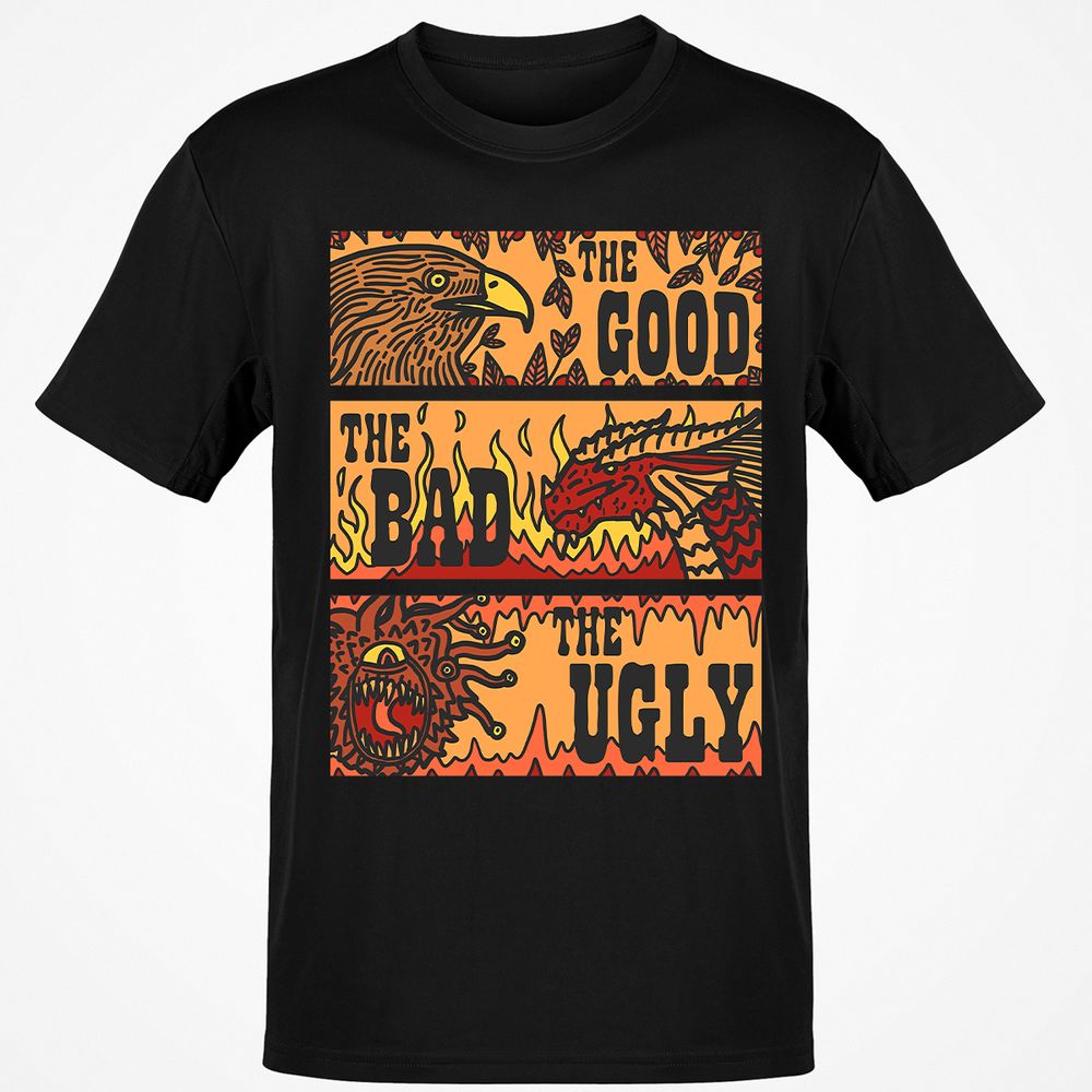 The Good The Bad The Ugly Classic Unisex T-Shirt - Black - 1