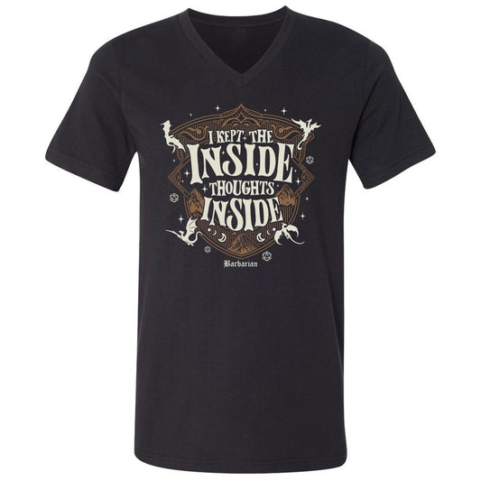 Barbarian I Kept The Inside Thoughts Inside - Black - 1