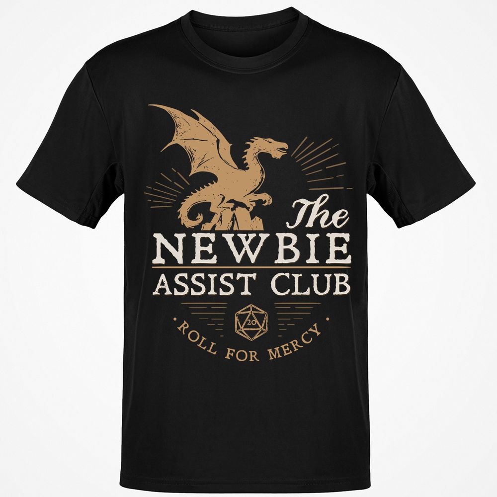 The Newbie Assist Club Classic Unisex T-Shirt - Black - 1
