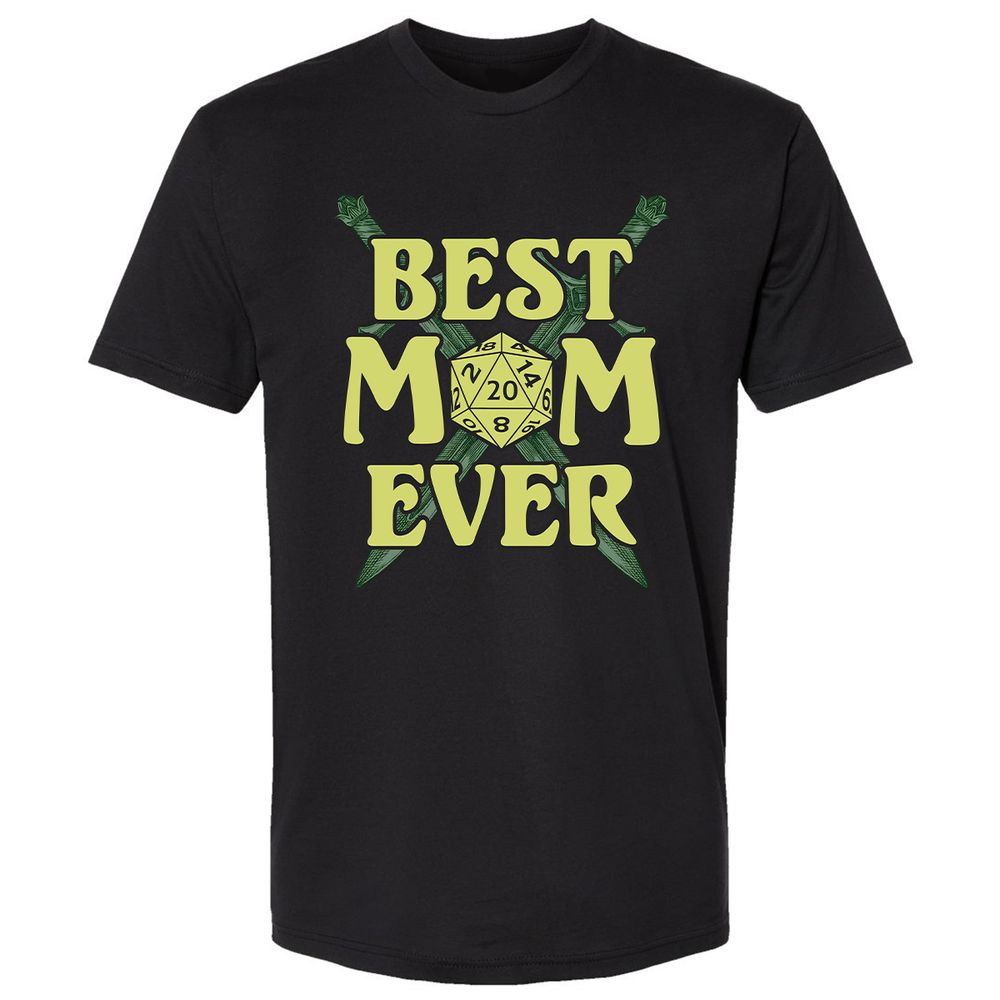 Best Mom Ever Premium Unisex T-Shirt - Black - 1