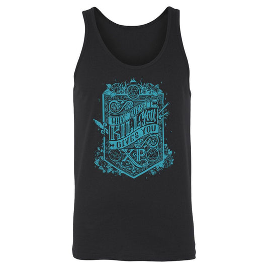 What Doesn't Kill You Gives You XP Unisex Jersey Tank - Black - 1