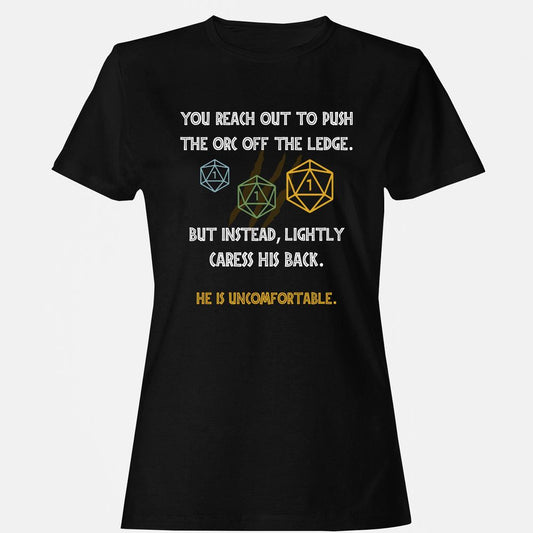 YOU REACH OUT TO PUSH Women's T-Shirt - Black - 1