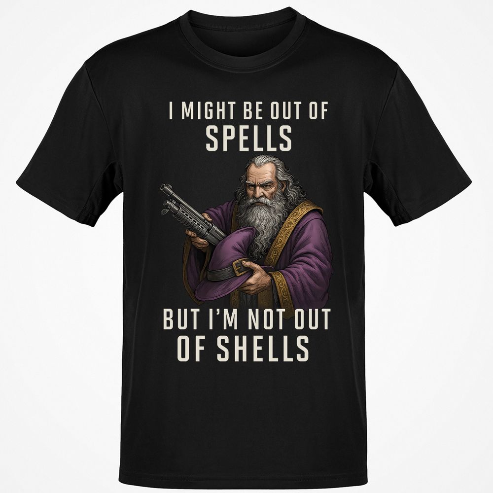 Not Out Of Shells Classic Unisex T-Shirt - Black - 1