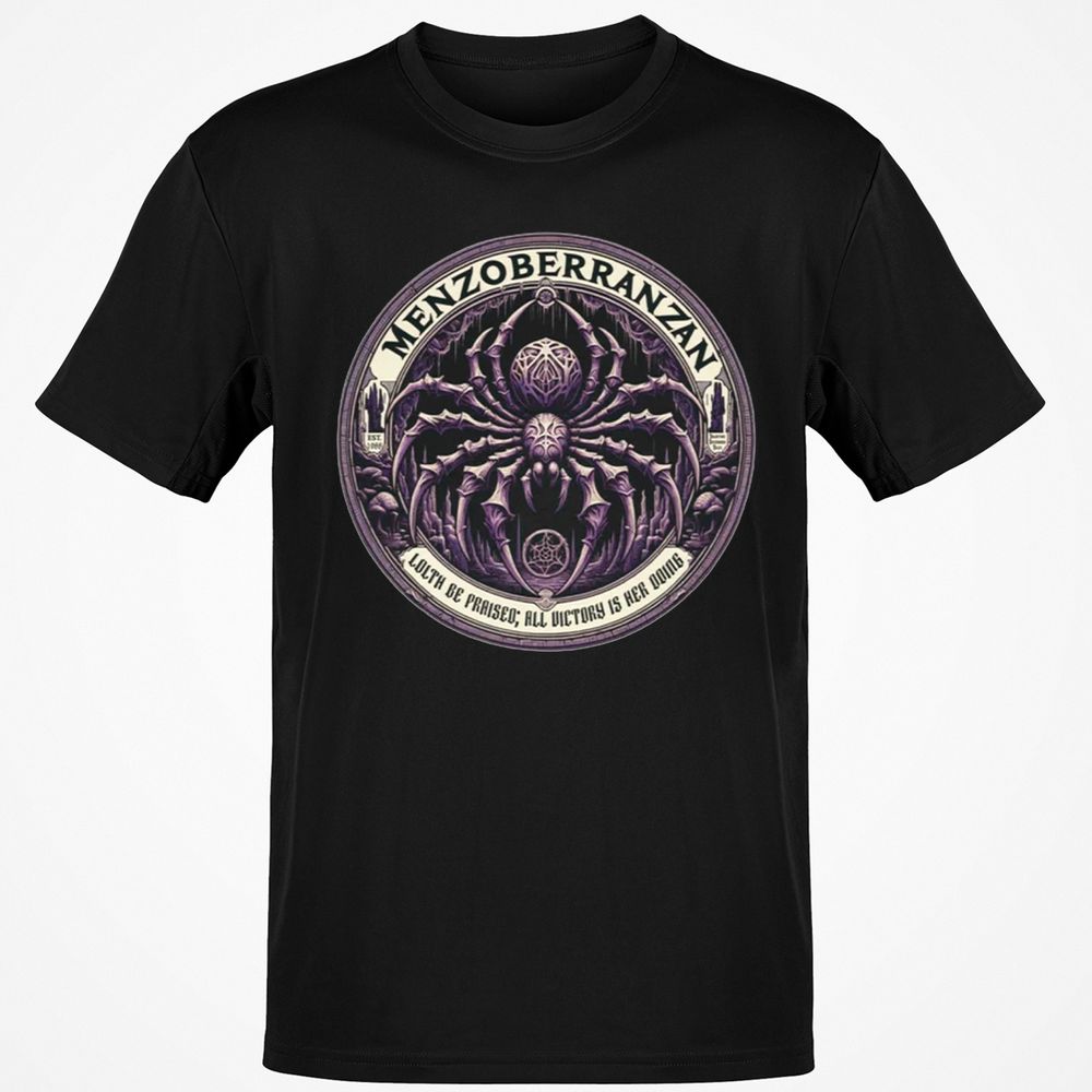 Menzoberranzan Lolth Be Praised Classic Unisex T-Shirt - Black - 1