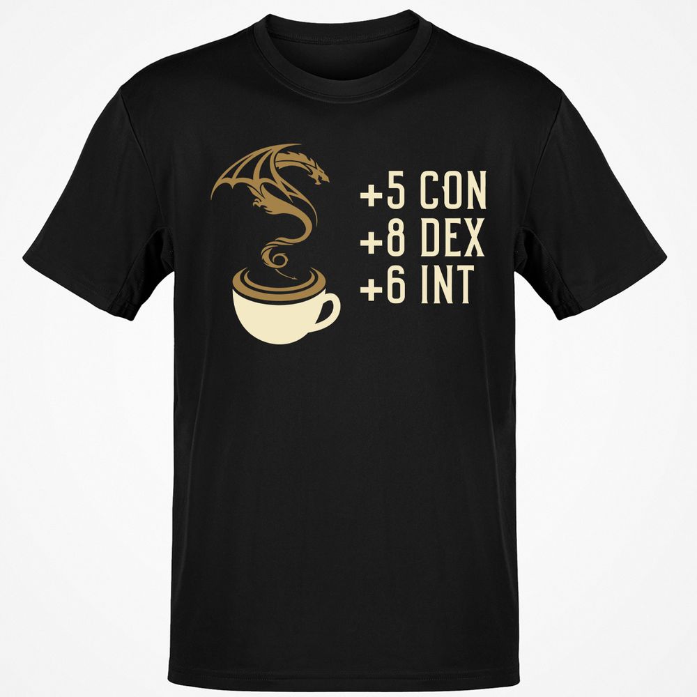 Coffee Dragon T-Shirt - Black - 1
