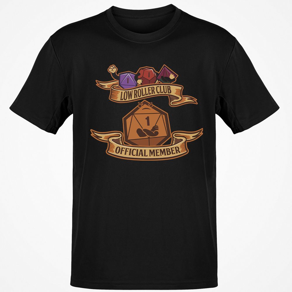 Low Roller Club Classic Unisex T-Shirt - Black - 1