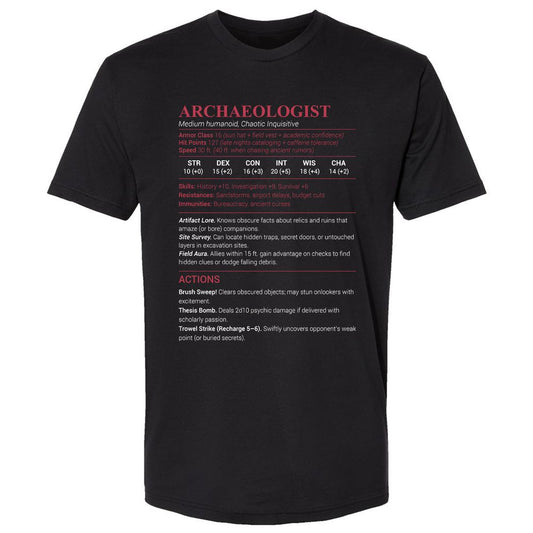 ARCHAEOLOGIST Premium Unisex T-Shirt - Black - 1