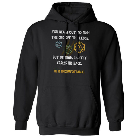 YOU REACH OUT TO PUSH Classic Unisex Hoodie - Black - 1