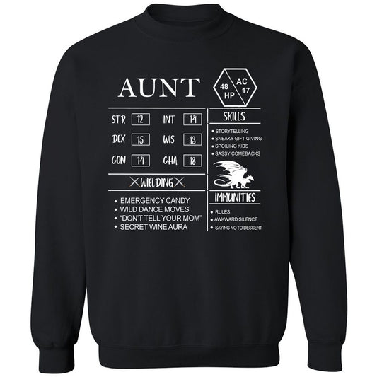 Aunt Stats Classic Unisex Sweatshirt - Black - 1
