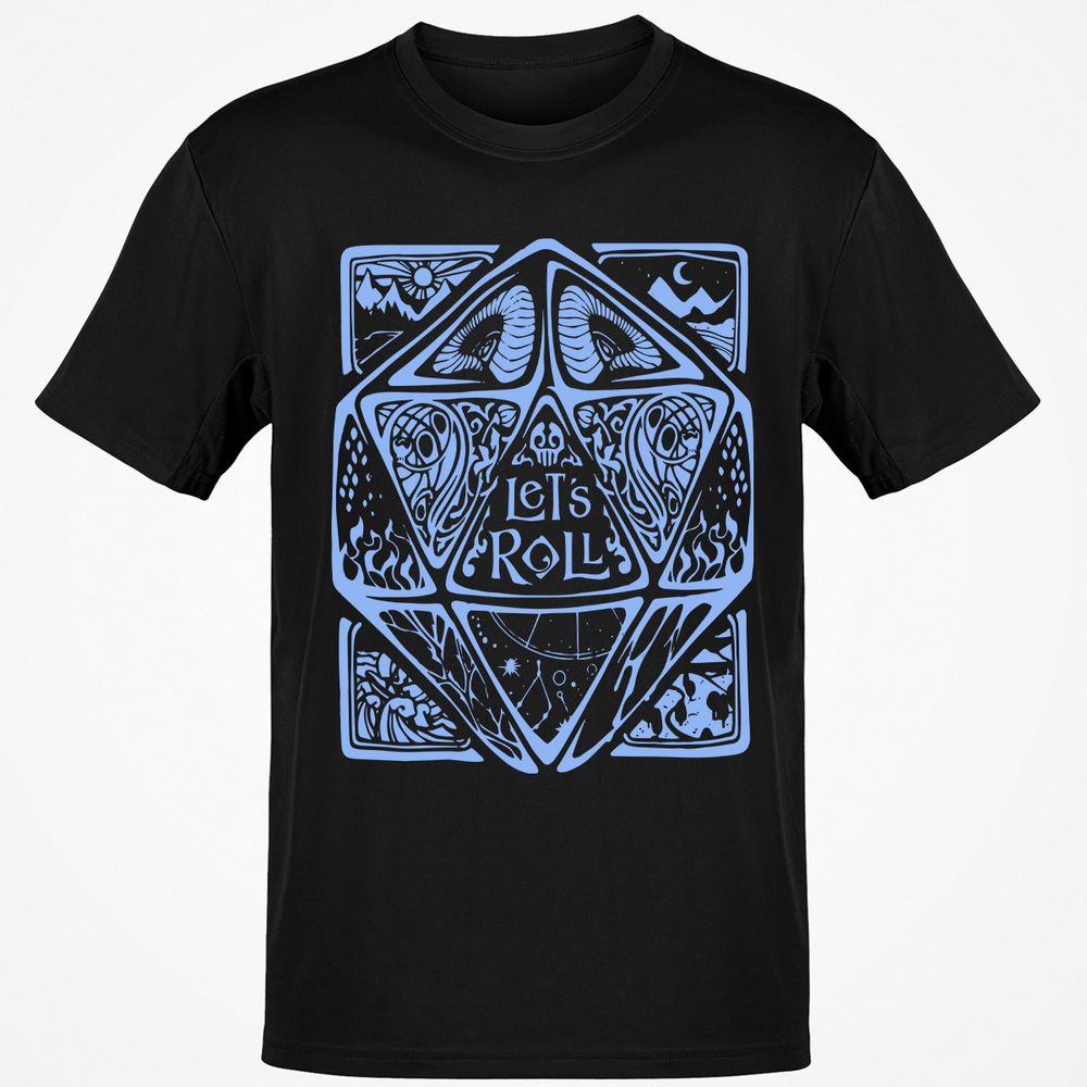 Let's Roll Classic Unisex T-Shirt - Black - 1
