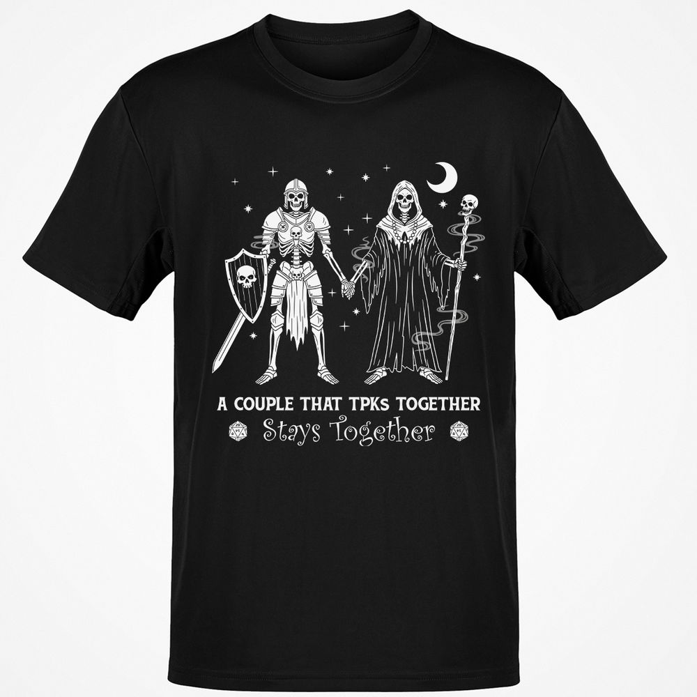 TPK Love – Skeleton Couple - Black - 1