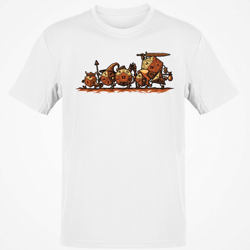 Fellowship Of The Dices T-Shirt - White - 1