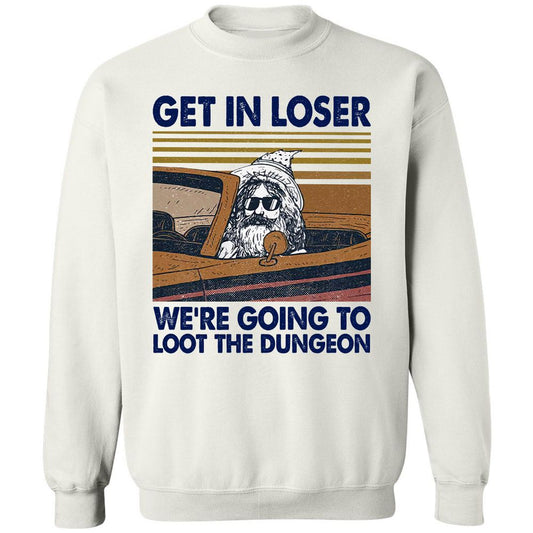 We're Going To Loot The Dragon Classic Unisex Sweatshirt - White - 1