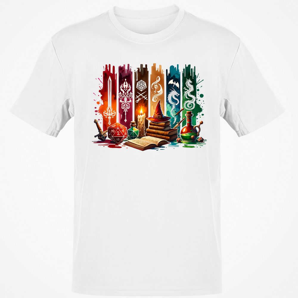 DnD Classes Classic Unisex T-Shirt - White - 1