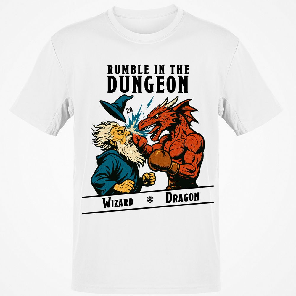 Rumble in the Dungeon Classic Unisex T-Shirt - White - 1