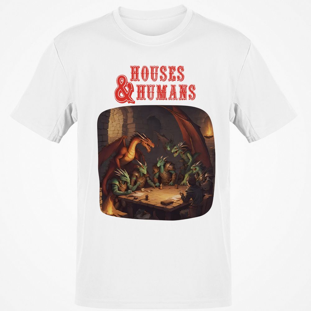 Houses And Humans Classic Unisex T-Shirt - White - 1