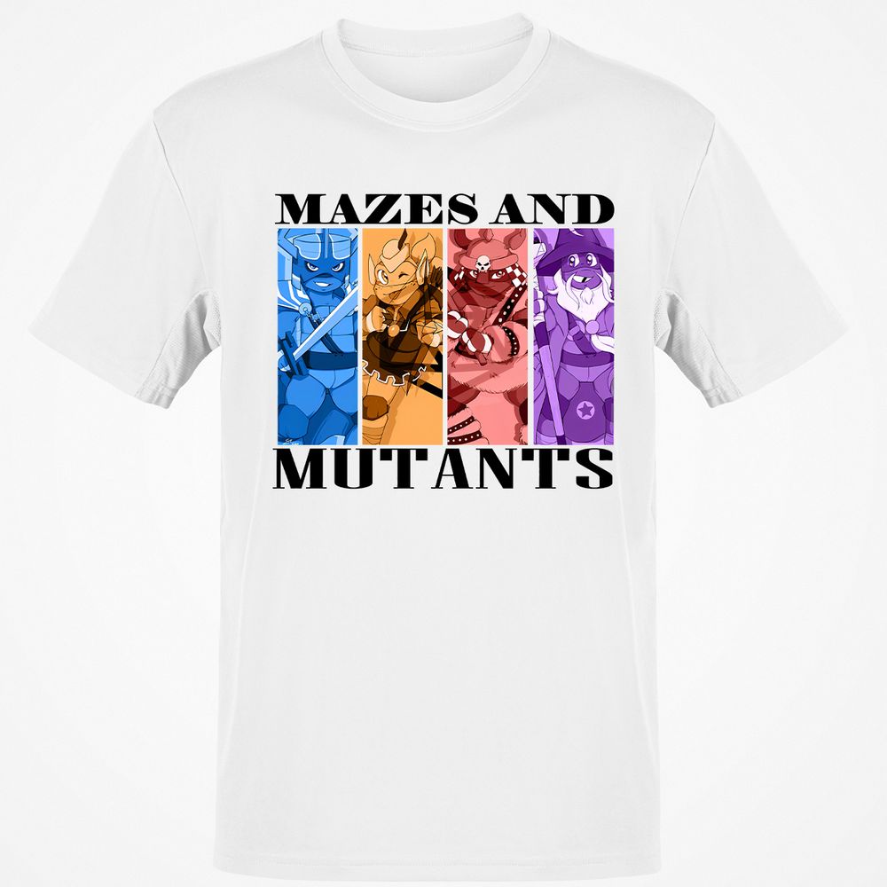 Mazes & Mutants Classic Unisex T-Shirt - White - 1