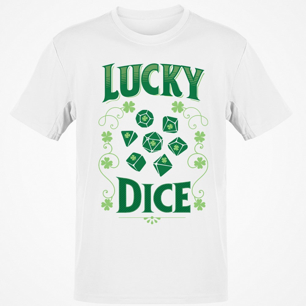 Lucky Dice Classic Unisex T-Shirt - White - 1