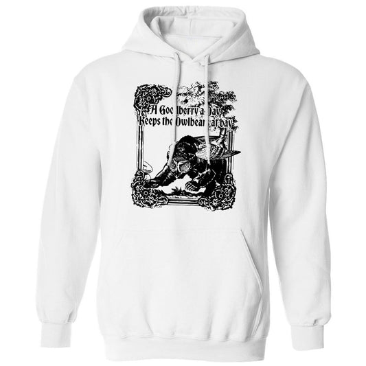 A Goodberry A Day Keeps The Owlbears At Bay Classic Unisex Hoodie - White - 1