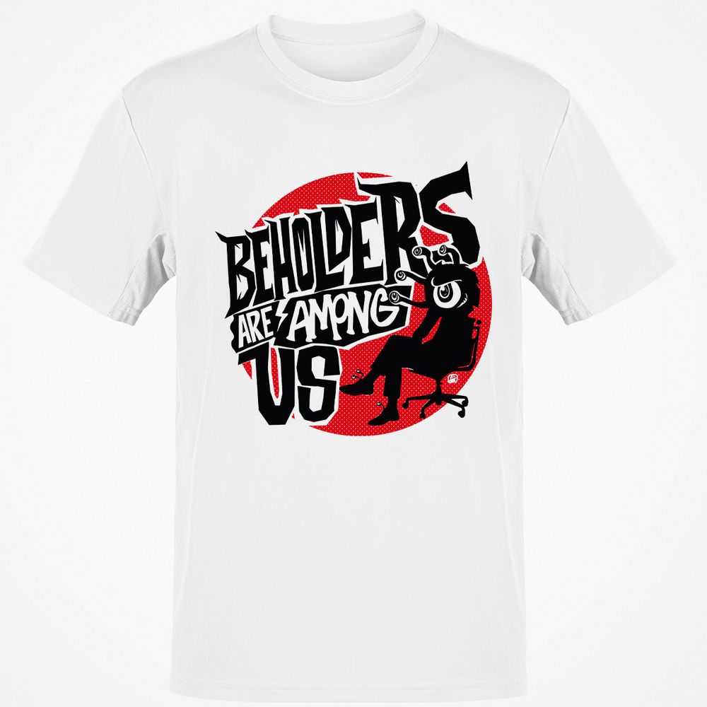 Beholders Are Among Us Classic Unisex T-Shirt - White - 1