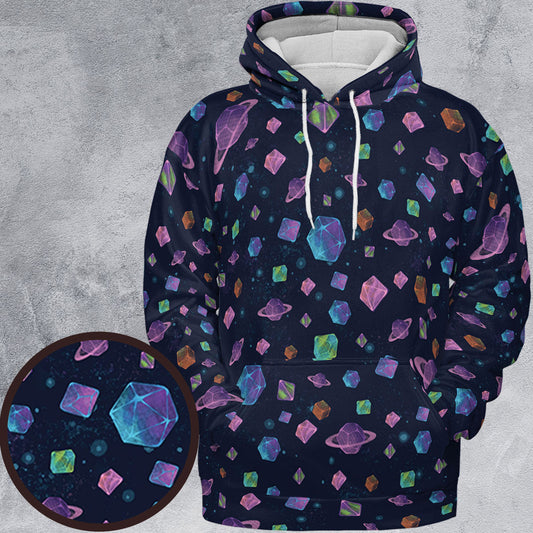 Galaxy Of Dices Pattern All-over Print Hoodie