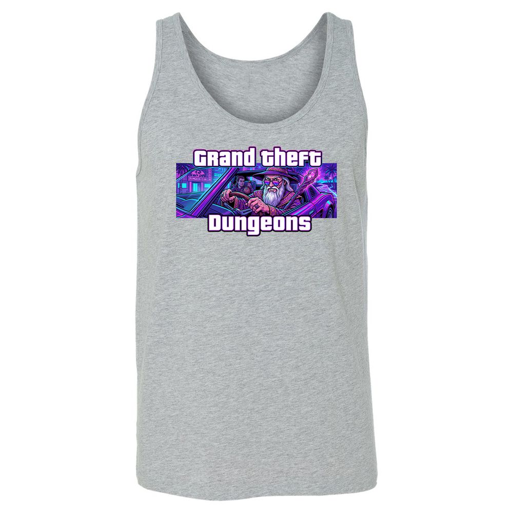 Grand Theft Dungeons Miami - Athletic Heather - 10