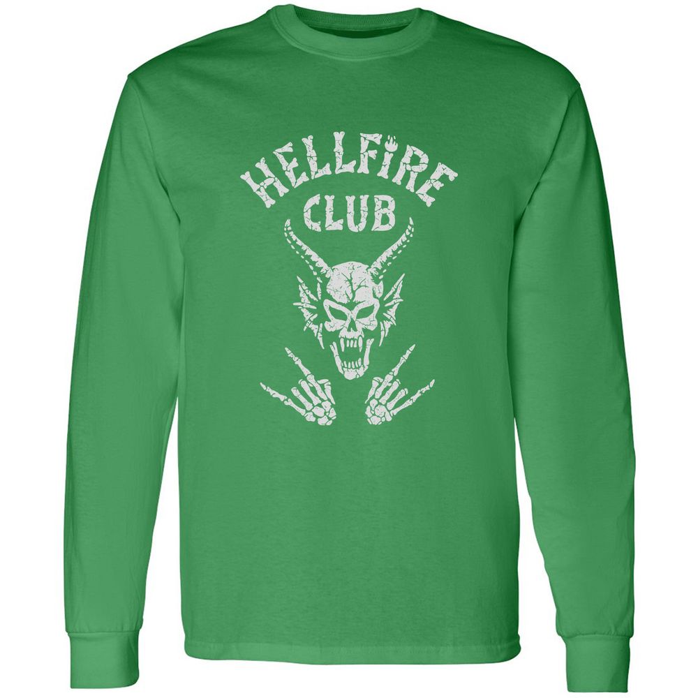 Hellfire Club Long Sleeve T-Shirt - Irish Green - 10