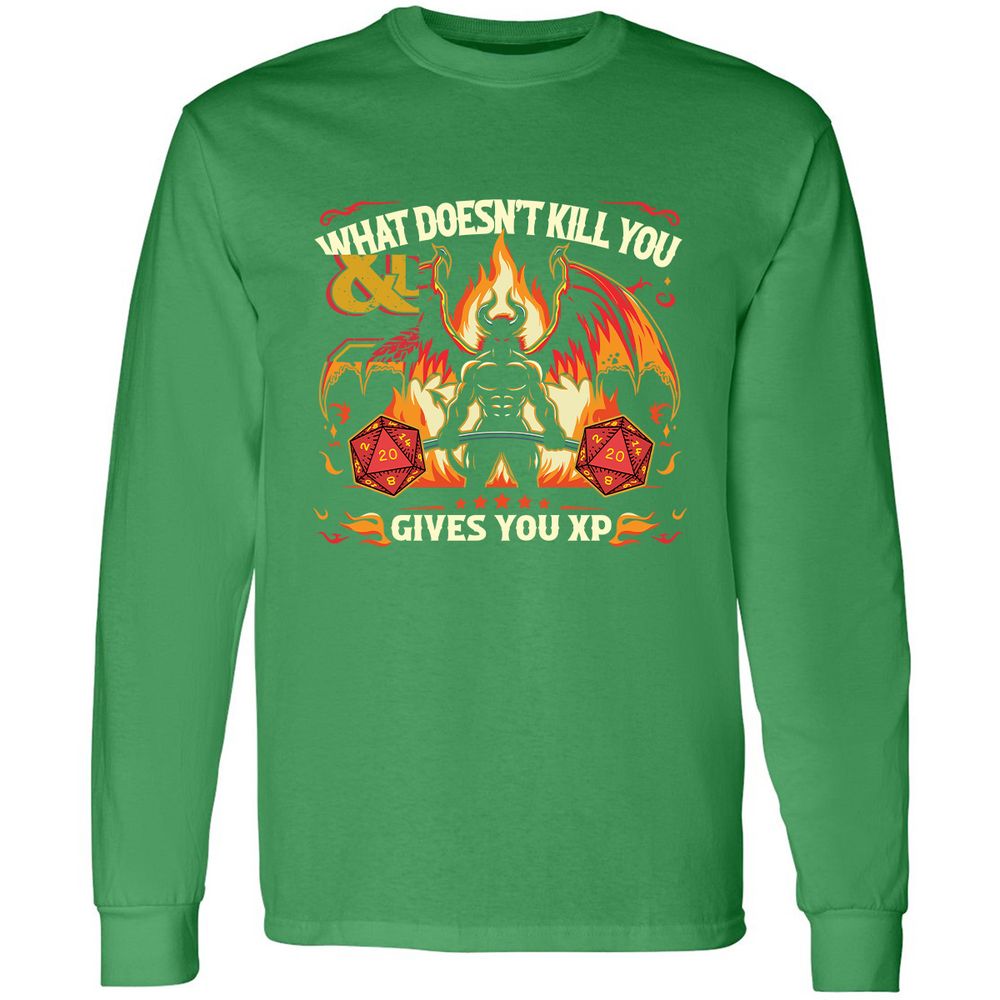 What Doesn’t Kill You Gives You XP - Irish Green - 10